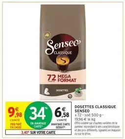 Intermarché Express Dosettes Classique Senseo offre