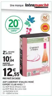 Intermarché AOP CABERNET D'ANJOU ROSÉ offre