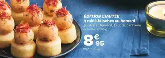 Picard 8 mini-brioches au homard offre