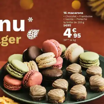 16 macarons