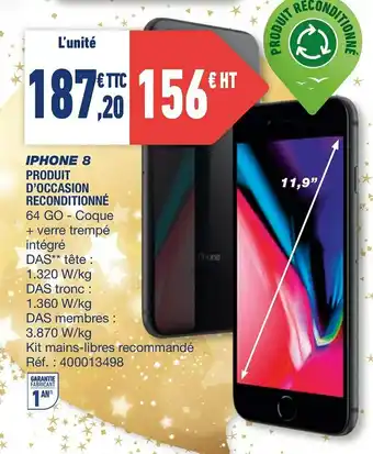 Bureau Vallée Iphone 8 offre