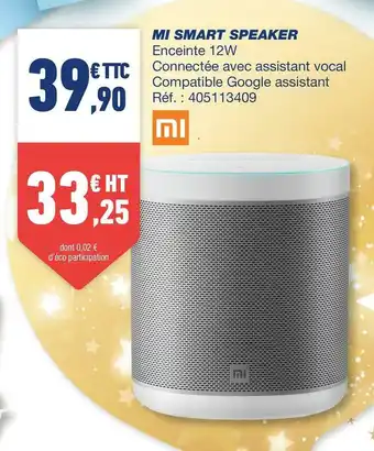 Xiaomi mi smart speaker