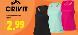 Lidl CRIVIT Haut technique basic femme offre