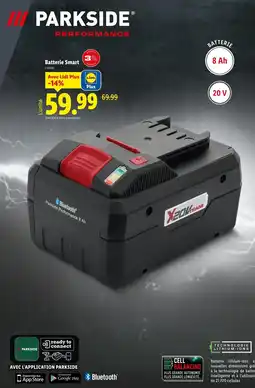 Lidl PARKSIDE Batterie Smart offre