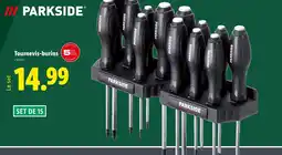 Lidl PARKSIDE Tournevis-burins offre