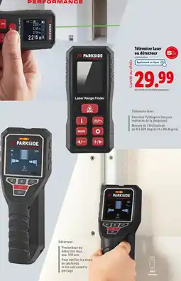 Lidl PARKSIDE Télémètre laser offre