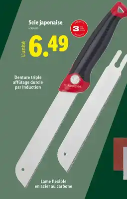 Lidl PARKSIDE Scie japonaise offre