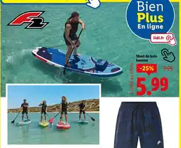 Lidl F2 Short de bain homme offre