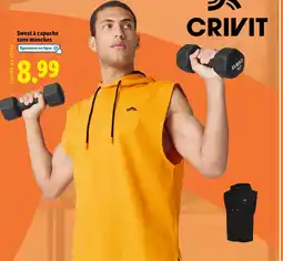 Lidl CRIVIT Sweat à capuche sans manches offre