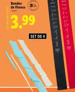 Lidl Bandes de fitness offre