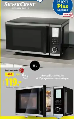 Lidl SILVERCREST Four à micro-ondes offre