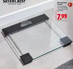 Lidl SILVERCREST Pèse-personne en verre offre