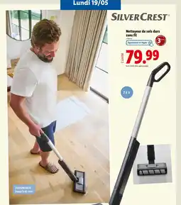Lidl SilverCrest Nettoyeur de sols durs sans fil offre