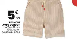 Stokomani Le short avec cordon offre
