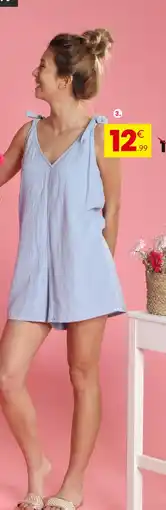 Stokomani La combinaison short gaze de coton offre