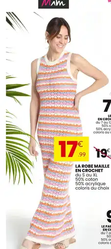 Stokomani Mam La robe maille en crochet offre