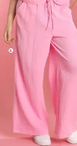 Stokomani Le pantalon large gaze de coton offre