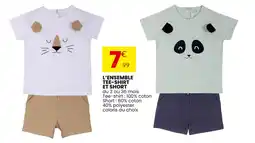 Stokomani L'ensemble tee-shirt et short offre