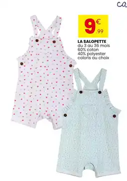 Stokomani Mes petits cailloux La salopette offre