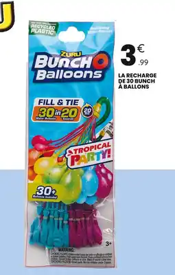 Stokomani ZURU LA RECHARGE DE 30 BUNCH À BALLONS offre