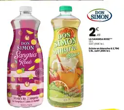 Stokomani Don Simon La sangria rosé offre