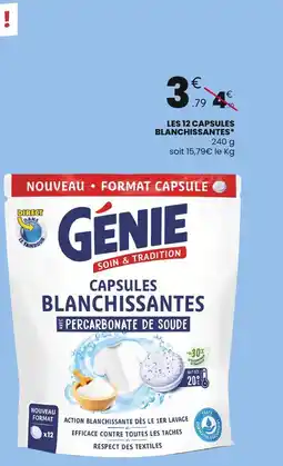 Génie Les 12 capsules blanchissantes