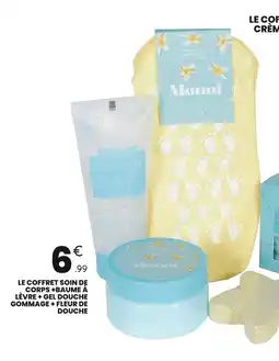 Stokomani Sence Le coffret soin de corps + baume à lèvre + gel douche gommage + fleur de douche offre