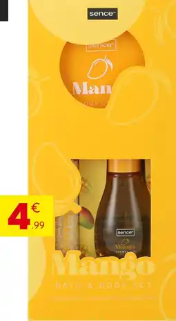 Stokomani Sence Le coffret soin de corps crème + sel de bain + gel douche offre