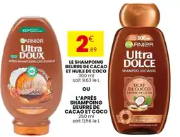 Stokomani GARNIER Le shampoing beurre de cacao et huile de coco offre