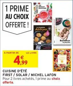 Intermarché Drive Cuisine d'été first solar michel lafon offre