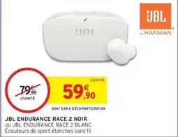 Intermarché Drive Jbl endurance race 2 noir offre