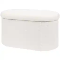 Action Pouf de rangement en teddy offre