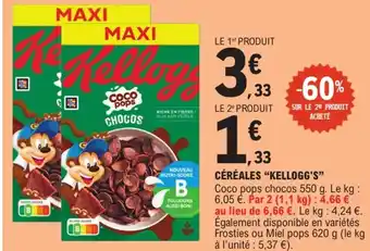 E.Leclerc Kellogg's Coco pops chocos offre