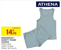 Intermarché Drive Debardeur + shorty femme athena offre