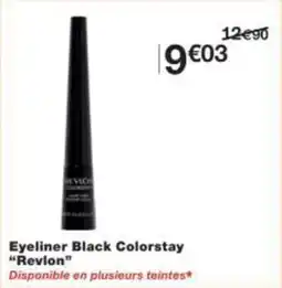 Monoprix Eyeliner black colorstay revlon offre