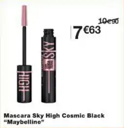 Monoprix Mascara sky high cosmic black maybelline offre