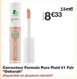 Monoprix Correcteur formula pura fluid 01 fair deborah offre