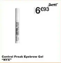 Monoprix Control freak eyebrow gel nyx offre