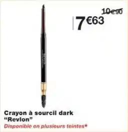 Monoprix Crayon à sourcil dark revlon offre
