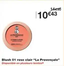 Monoprix Blush 01 rose clair la provençale offre