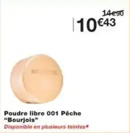 Monoprix Poudre libre 001 pêche bourjois offre