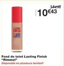 Monoprix Fond de teint lasting finish rimmel offre