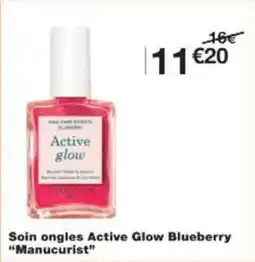 Monoprix Soin ongles active glow blueberry manucurist offre