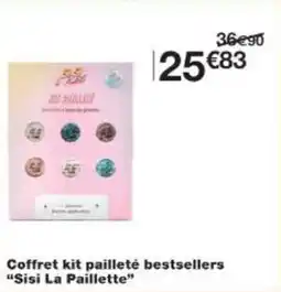 Monoprix Coffret kit pailleté bestsellers sisi la paillette offre