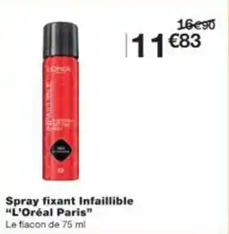 Monoprix Spray fixant infaillible l'oréal paris offre