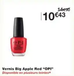 Monoprix Vernis big apple red opi offre