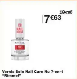 Monoprix Vernis soin nail care nu 7-en-1 rimmel offre