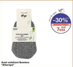Gant exfoliant bamboo afterspa