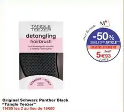 Monoprix Original schwarz panther black tangle teezer offre