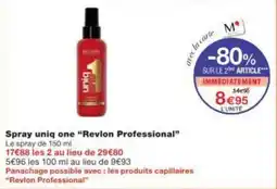 Monoprix Spray uniq one revlon professional offre